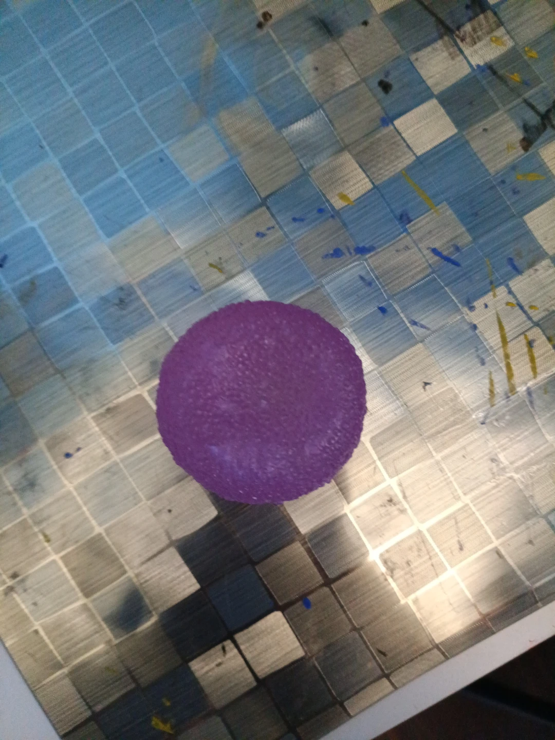 Purple gumdrop stress ball