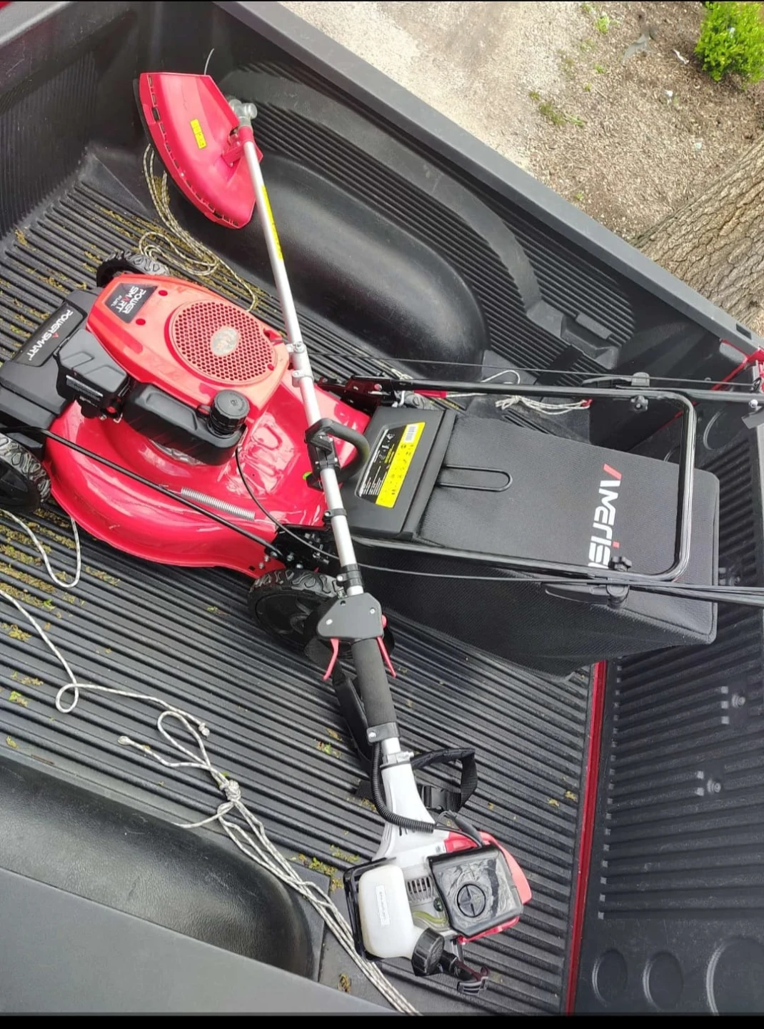 PowerSmart Lawn Mower and Trimmer Combo