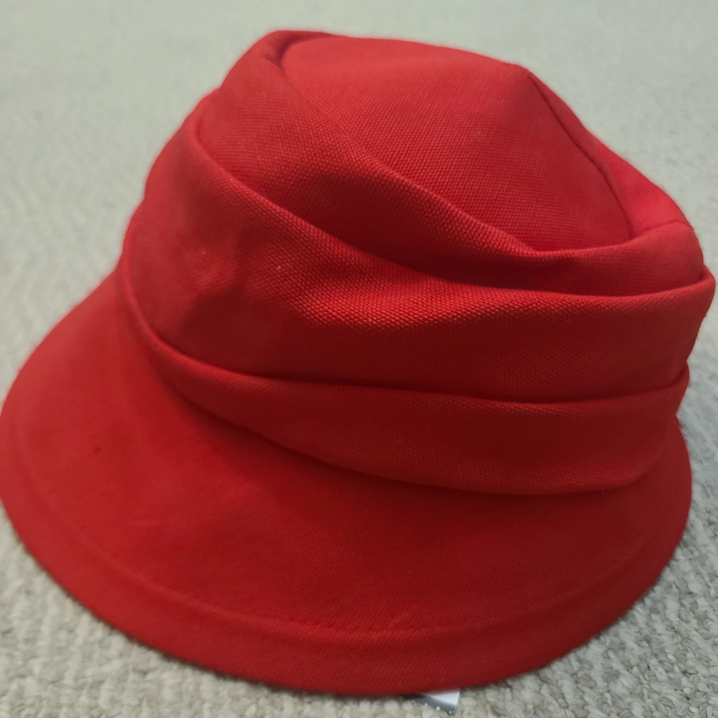 Lillie & Cohoe red bucket hat