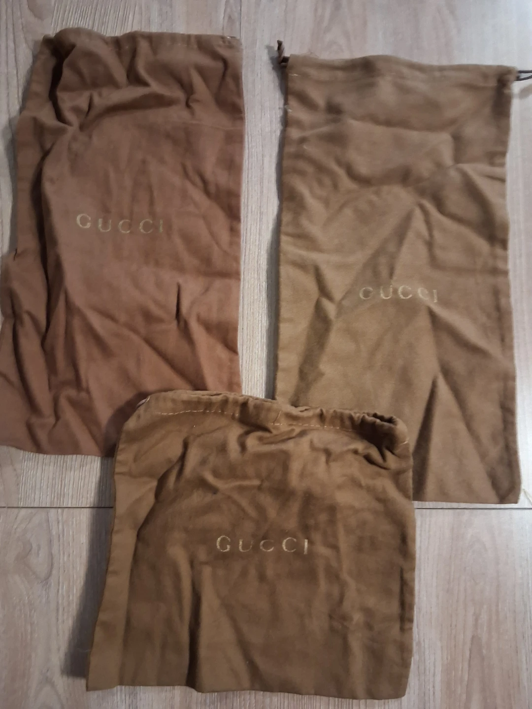 Brand name dust bags and eye glasses bags