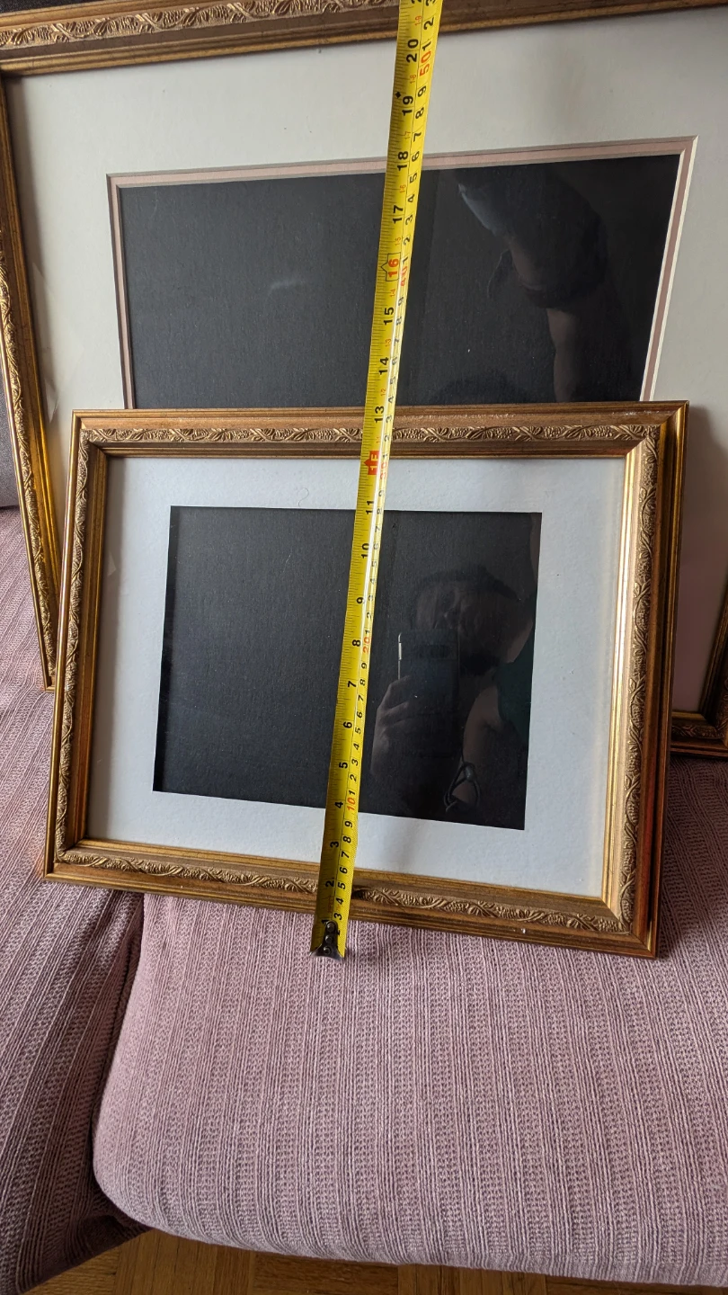 Gold Ornate Picture Frames Set of 2 - photo 2