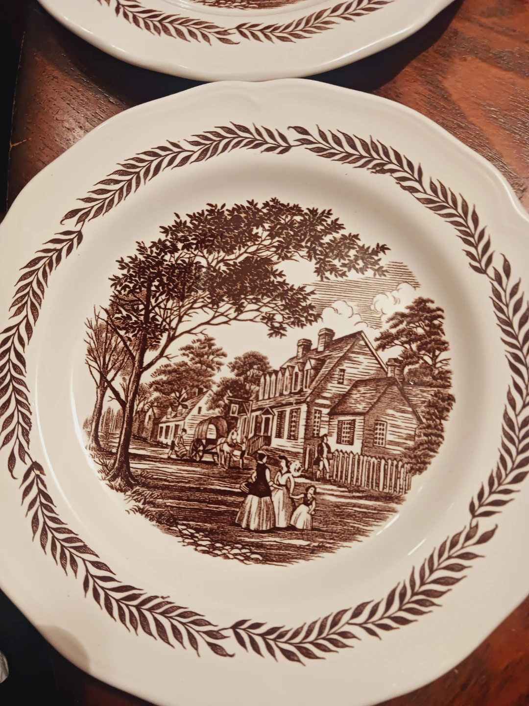 4× Royal Staffordshire Colonial Ironstone plates set of 4 - photo 4
