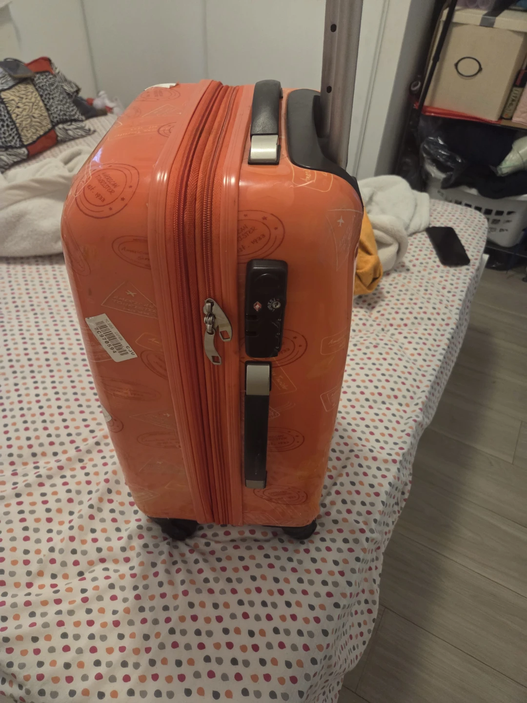 American Tourister Orange Hardside Carry-On Suitcase - photo 5
