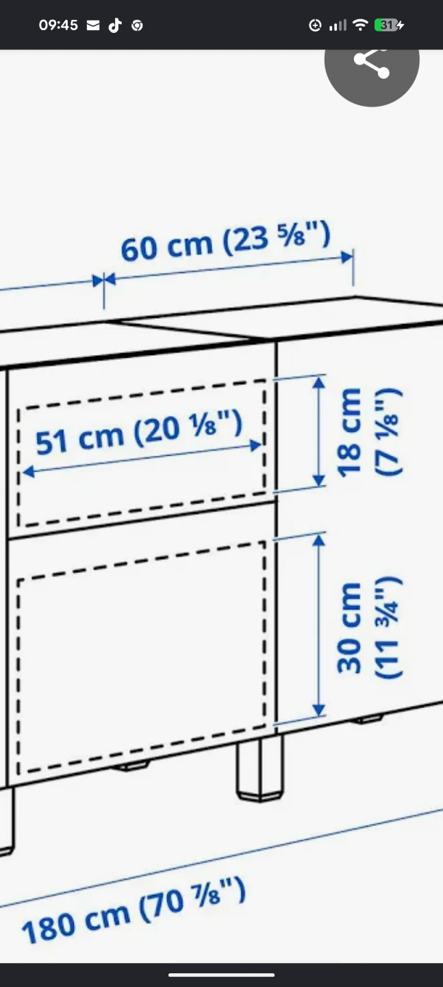 IkEA SELSVIKEN 2-drawer (White) - photo 2