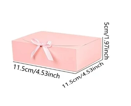 100 pcs Pink Gift Box with Ribbon