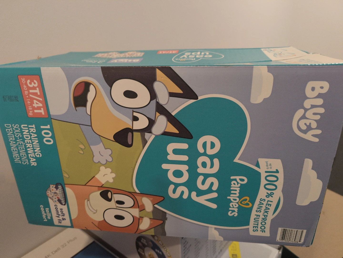 Pampers Bluey Easy Ups Training Underwear 3T/4T - 100 Count - photo 2