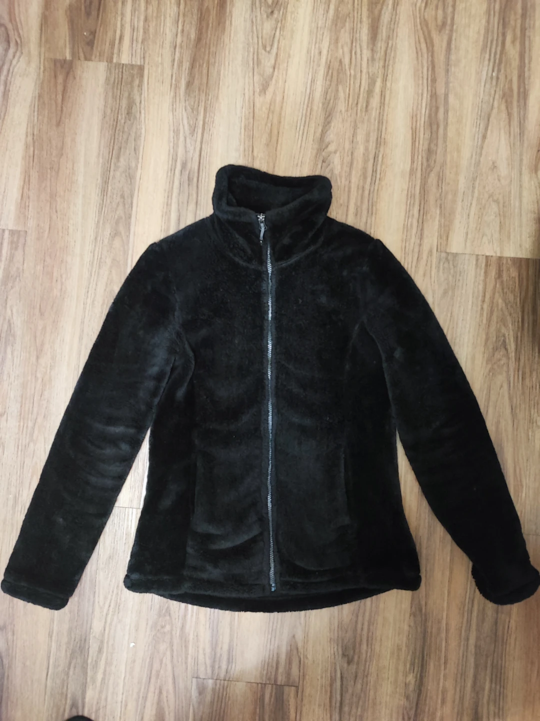 SEATHEAT Black Fleece Jacket Size S
