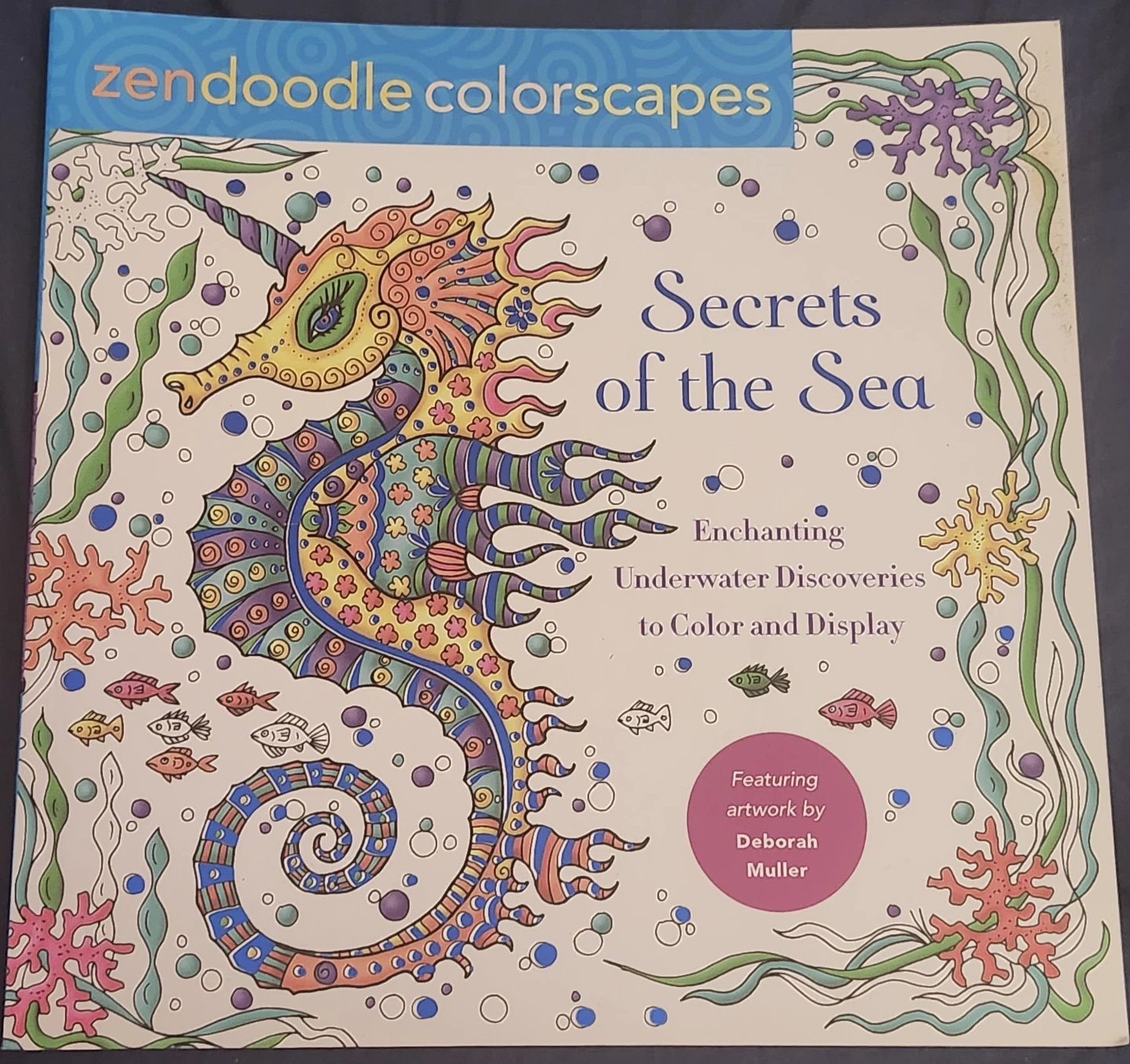 Zendoodle Colorscapes Secrets of the Sea Coloring Book