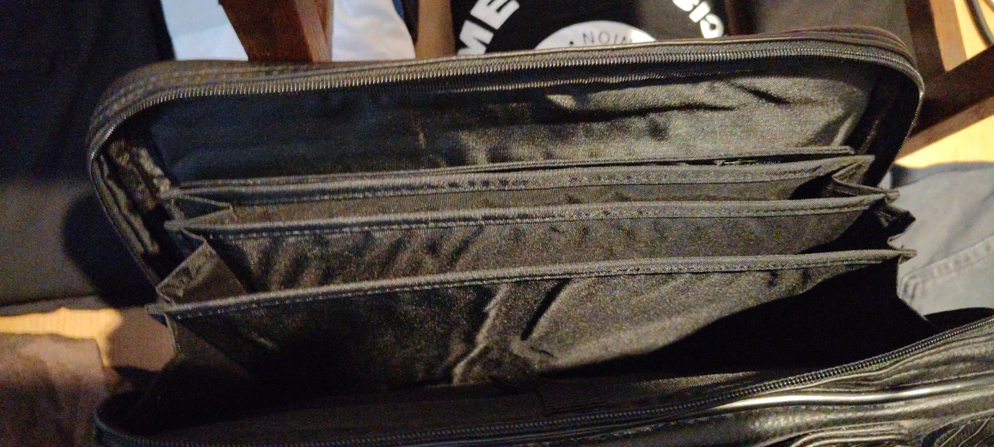 Black Leather Briefcase Bag - photo 3