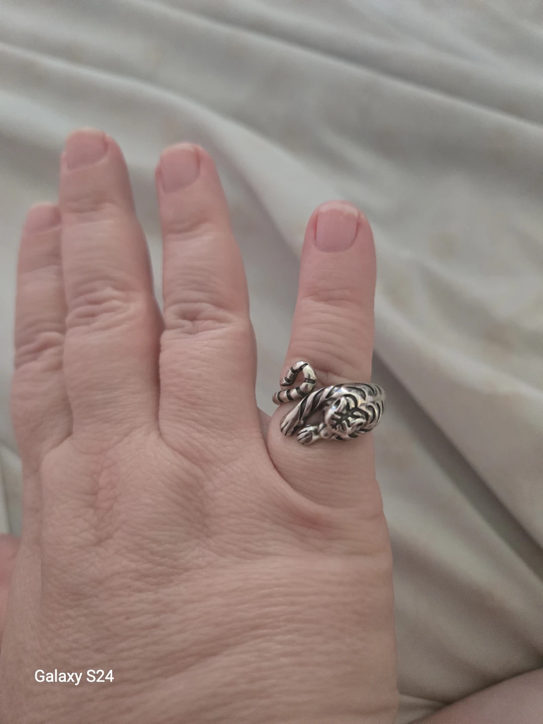 Silver Tiger Ring