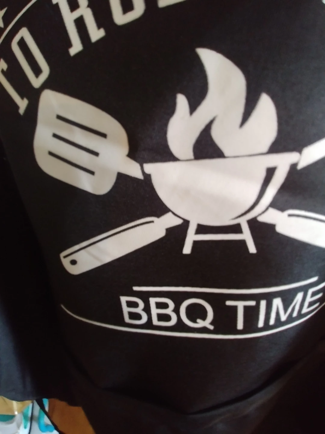 Black T-Shirt with BBQ Time Graphic