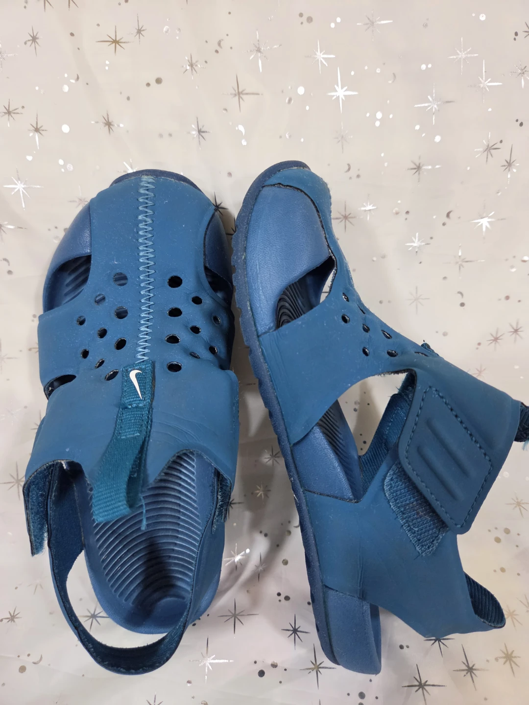 Nike Kids Aqua Sock Water Shoes Sandals Blue