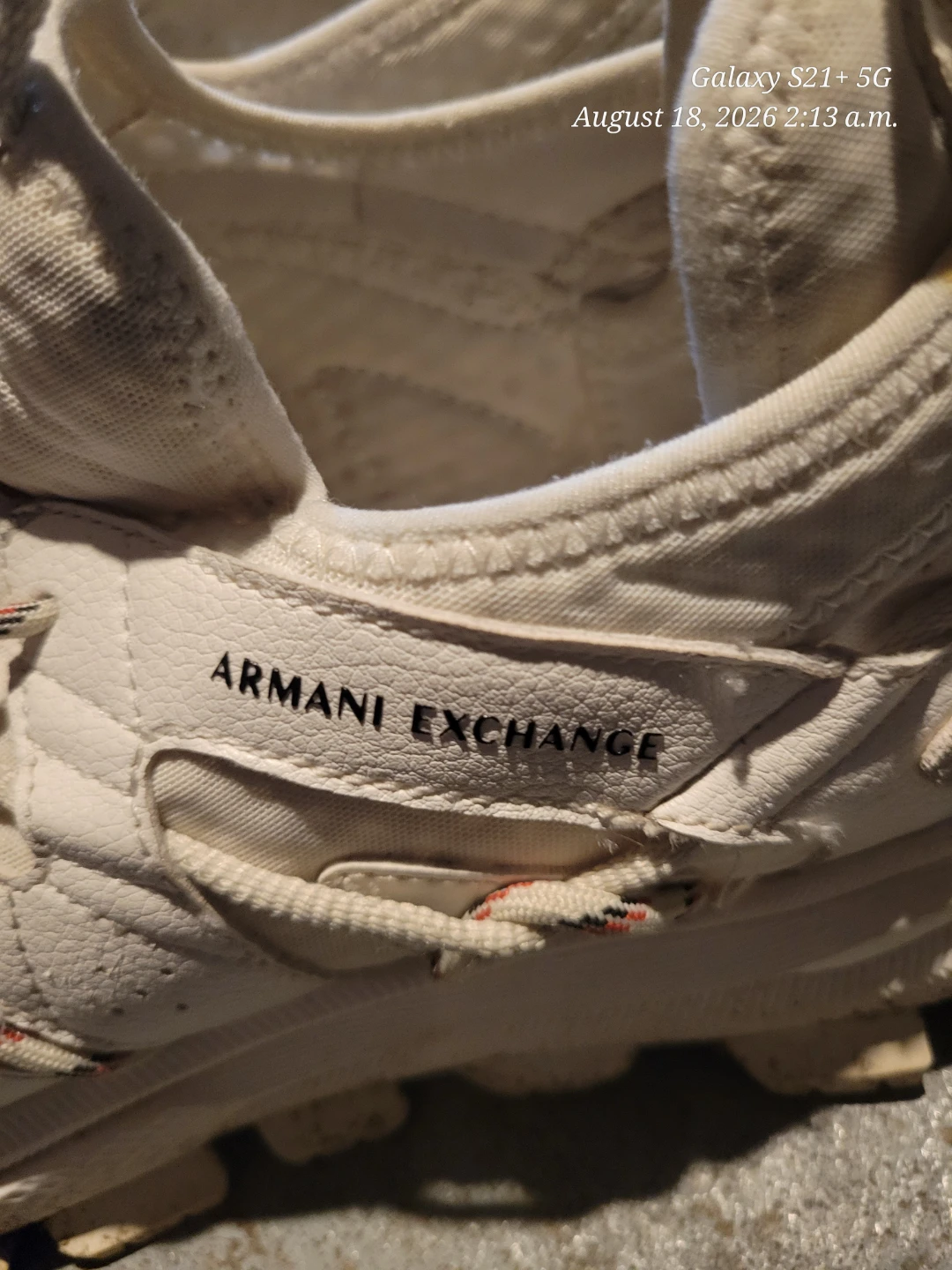 Armani Exchange White Sneakers size 12 - photo 2