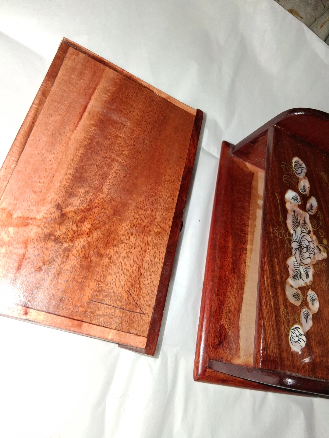 Mother of pearl inlay Vintage Decorative Vanity Mirror - photo 5