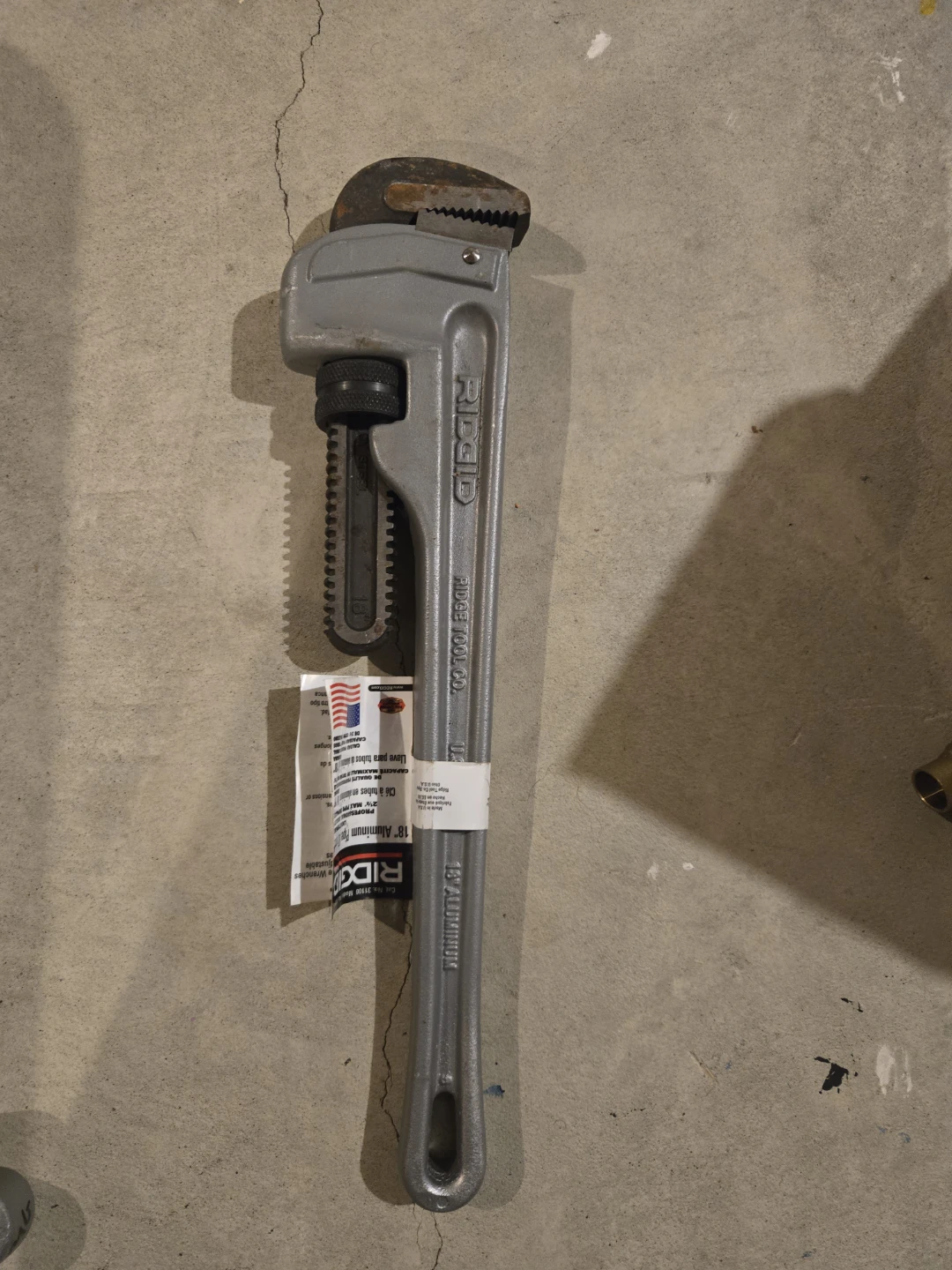 RIDGID 18" Aluminum Pipe Wrench =80 each - photo 4