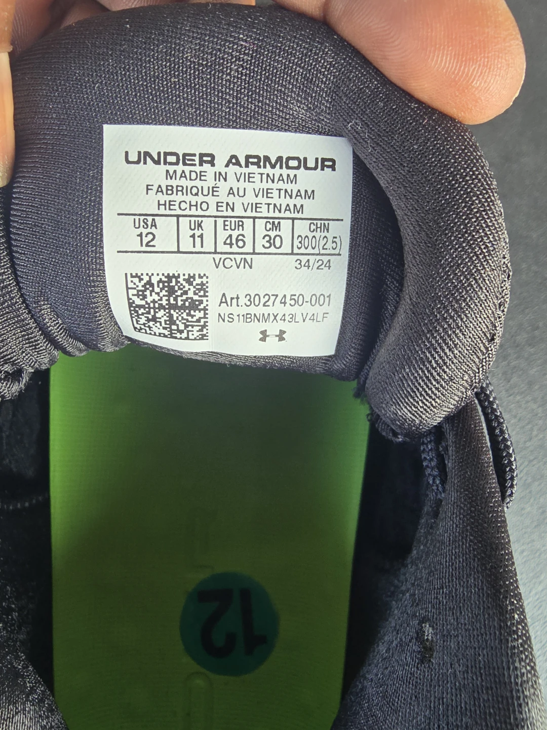 Under Armour BSBL Cleats - Black - Size 12 - photo 2
