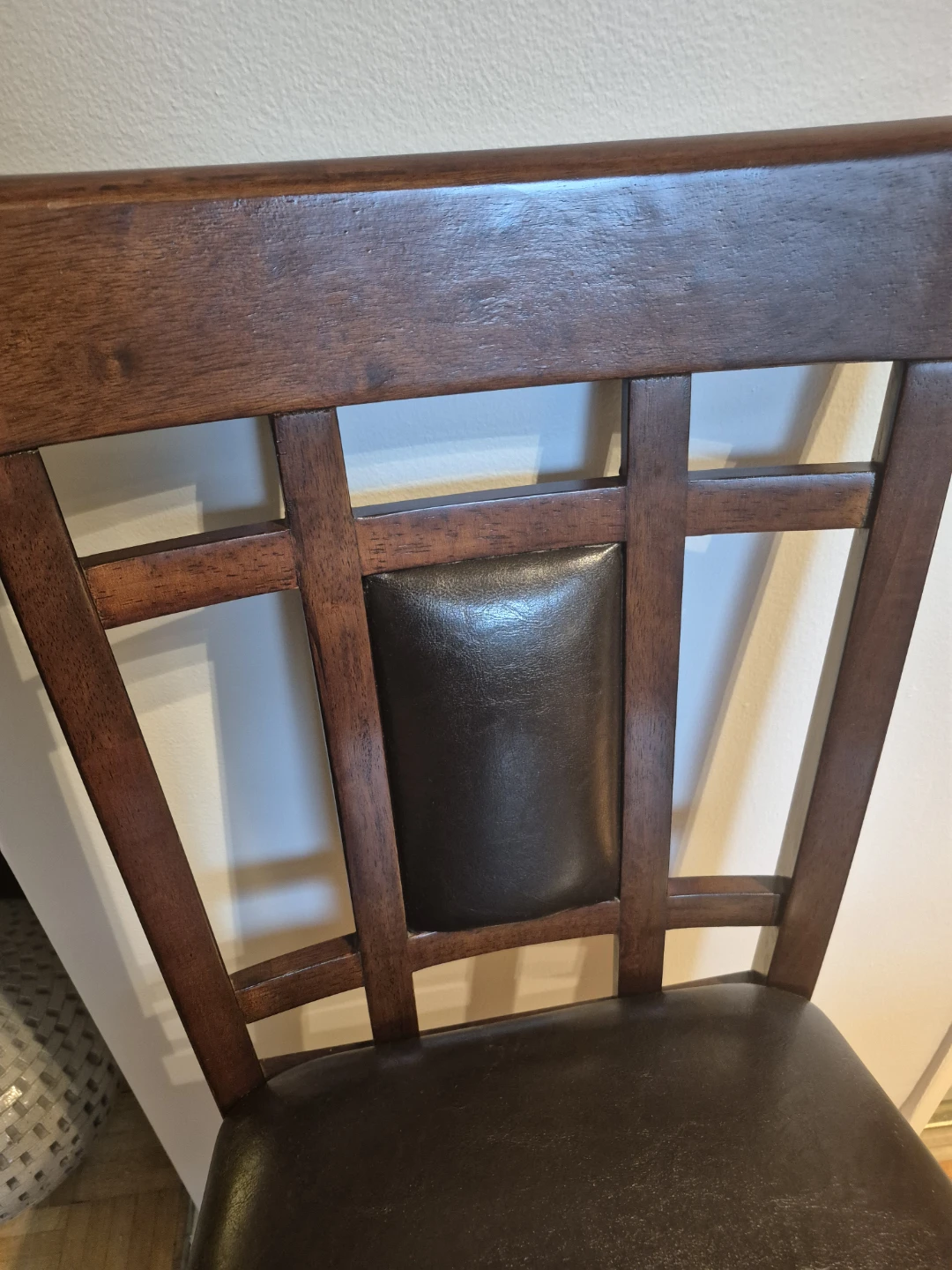 Dark Brown bar stool height chair - photo 3