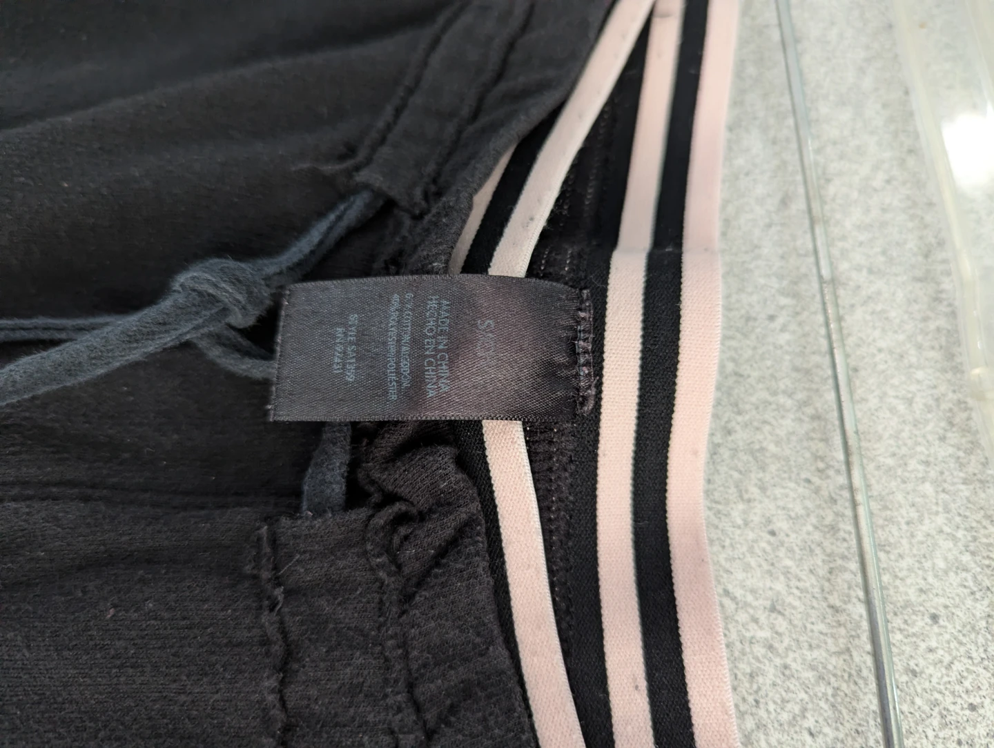 Black Joggers Size S
