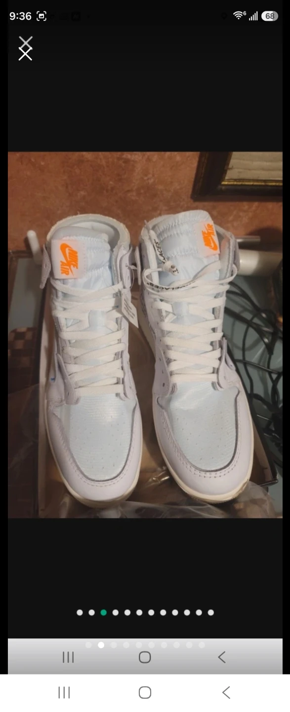 OFF-WHITE "AIR JORDAN 1" Sneakers - photo 3