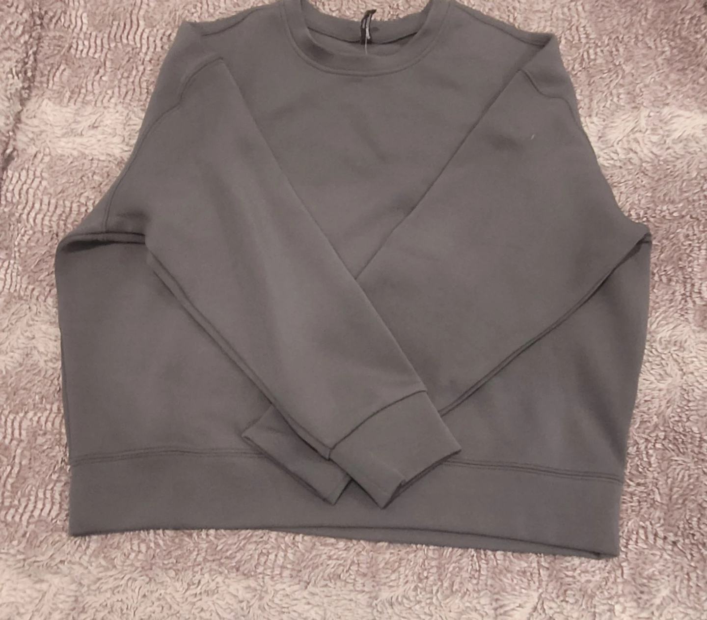 Cotton Blend Crewneck Sweatshirt - photo 2