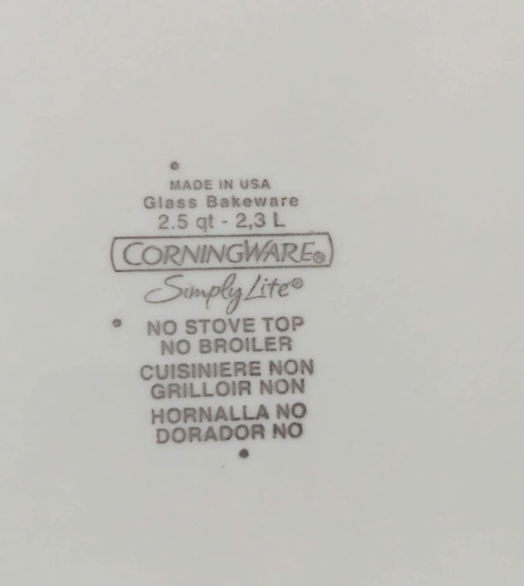 CorningWare Simply Lite Glass Bakeware Dish - photo 2