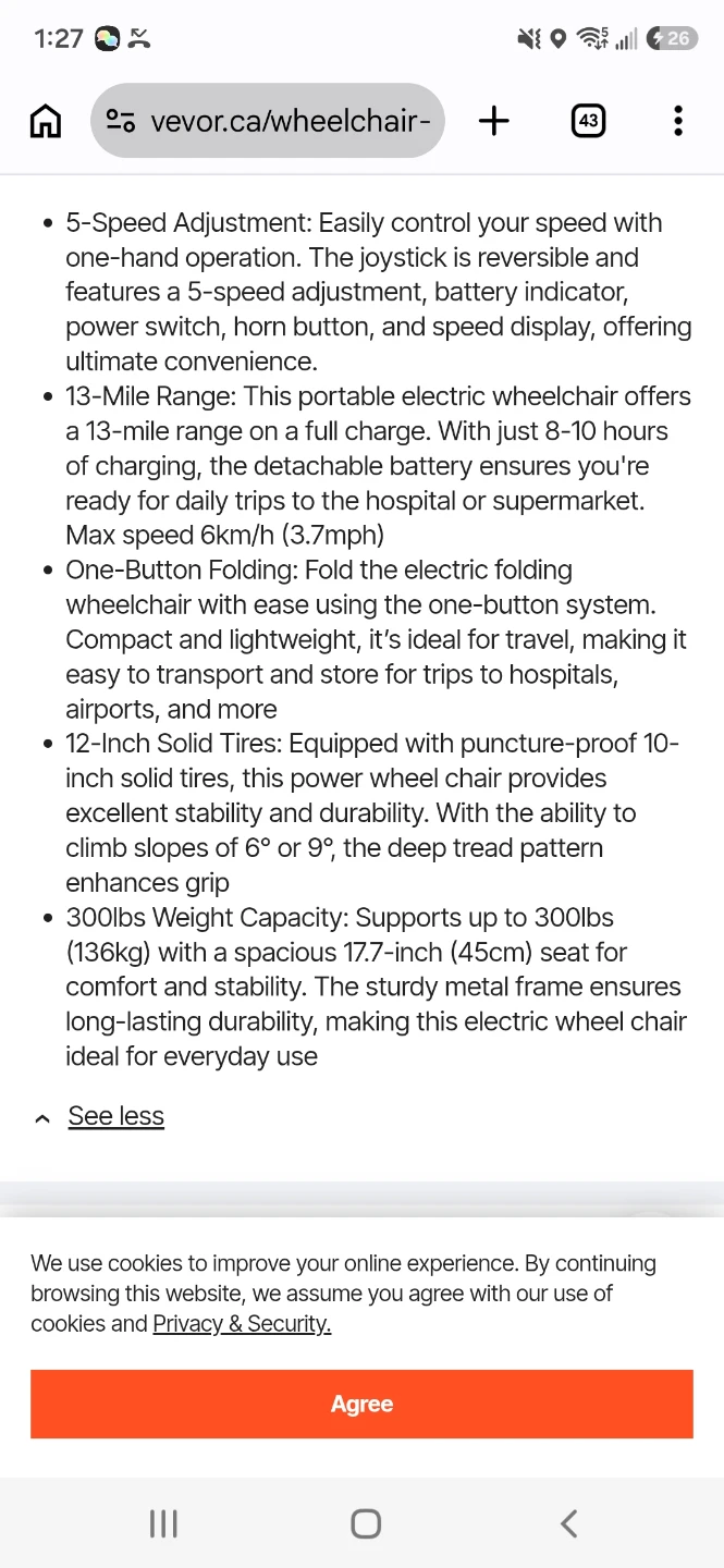 Powered Wheelchair - photo 2