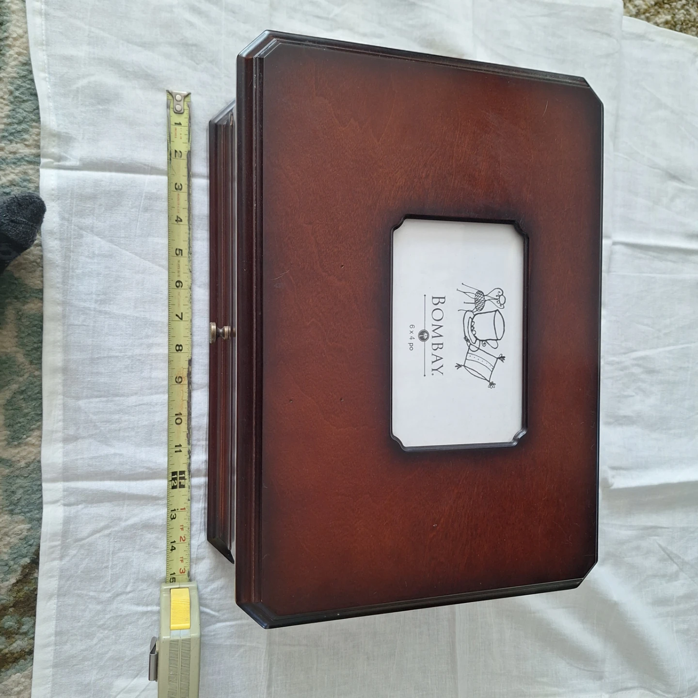 Bombay Wooden Jewellery Box with Photo Frame - photo 4