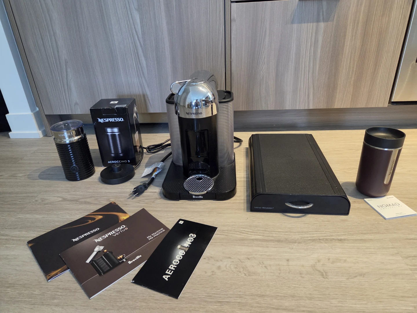 Nespresso Vertuo by Breville + Aeroccino 3 + Accessories