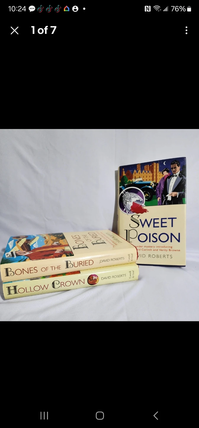 David Roberts Mystery Books