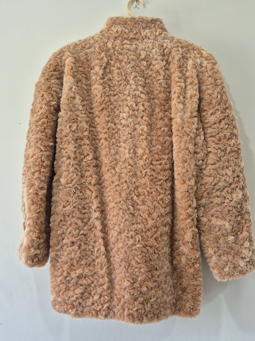 Vintage Marie Planete Paris Faux Fur Peach Coat - photo 4