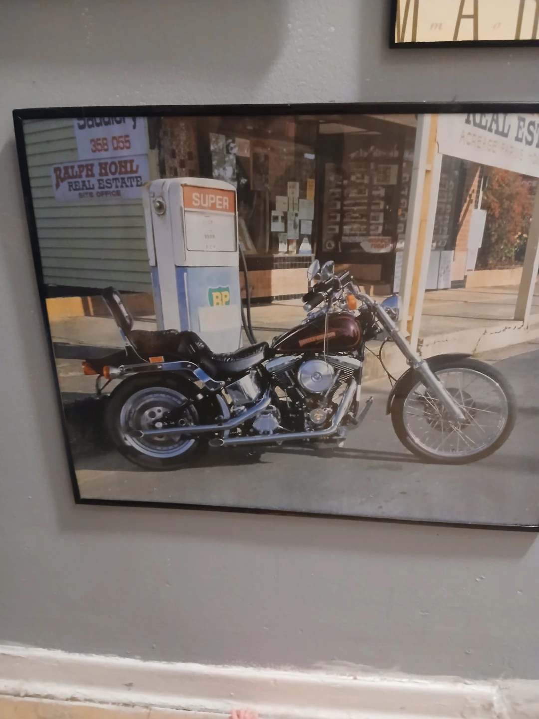 Harley Davidson Motorcycle Print