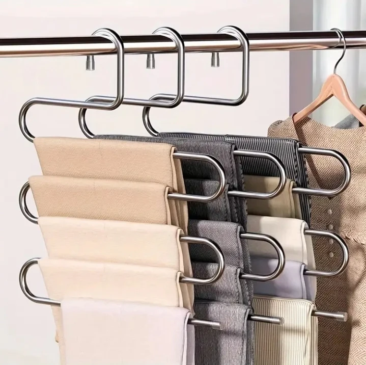 (BRAND NEW) S-Shaped Multi-Layer Hanger for Pants and Towels - photo 3