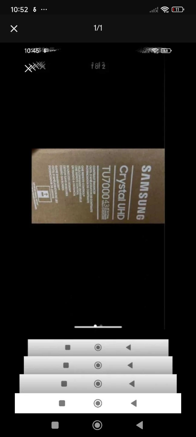 Samsung 43" Crystal UHD TU7000 TV