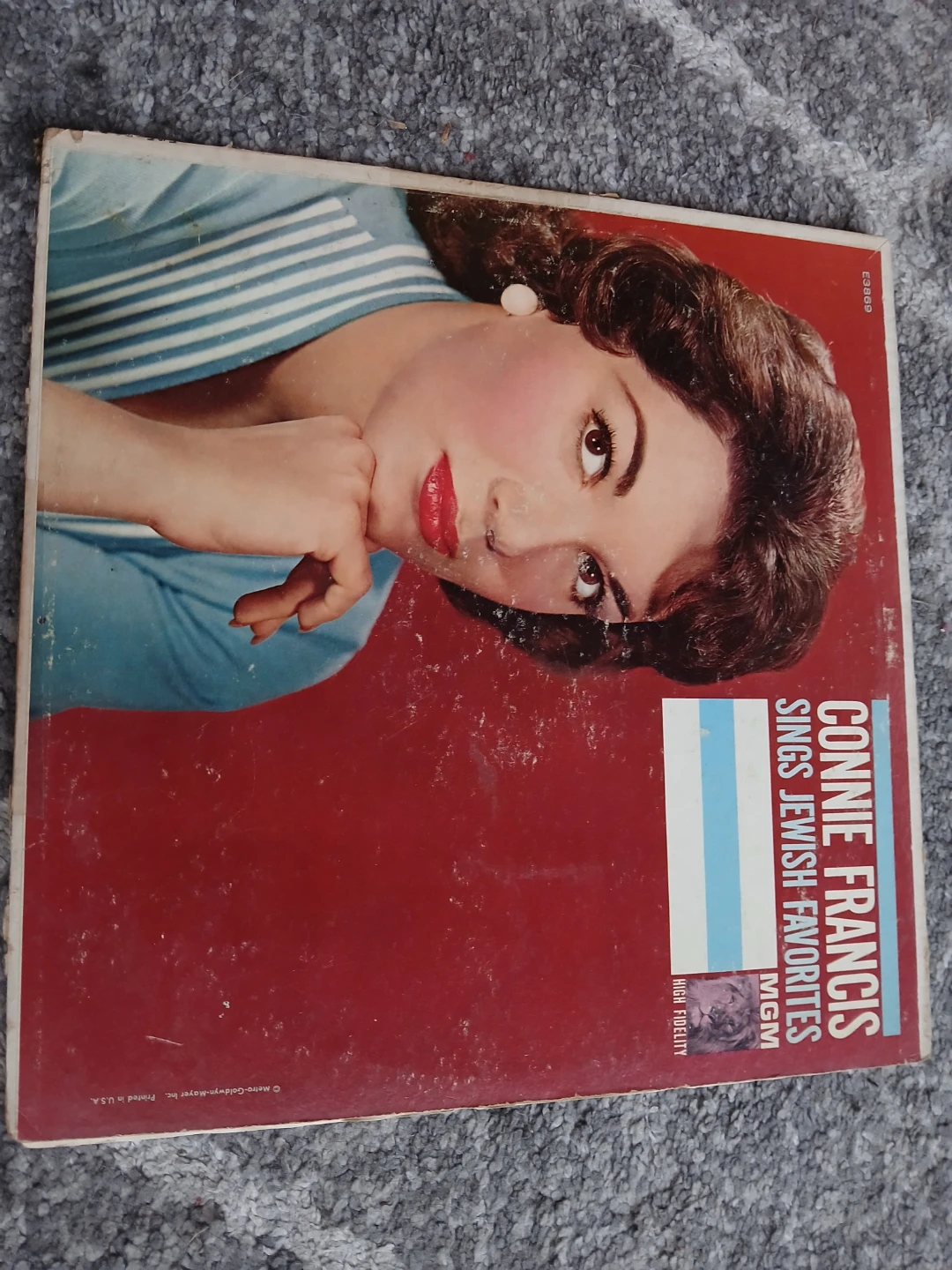 Connie Francis Sings Jewish Favorites Vinyl Record