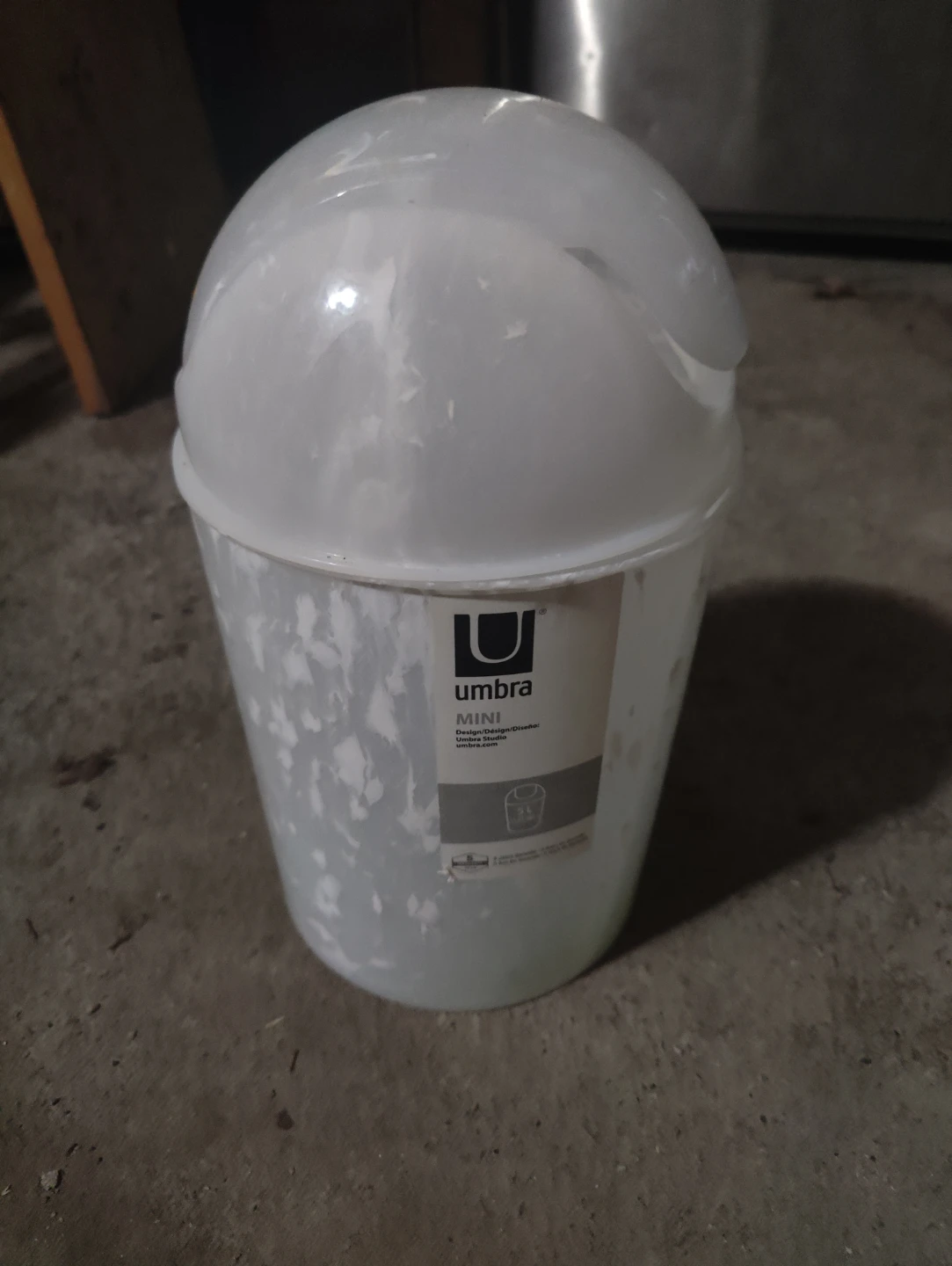 Umbra Mini Bathroom Trash Can with Lid