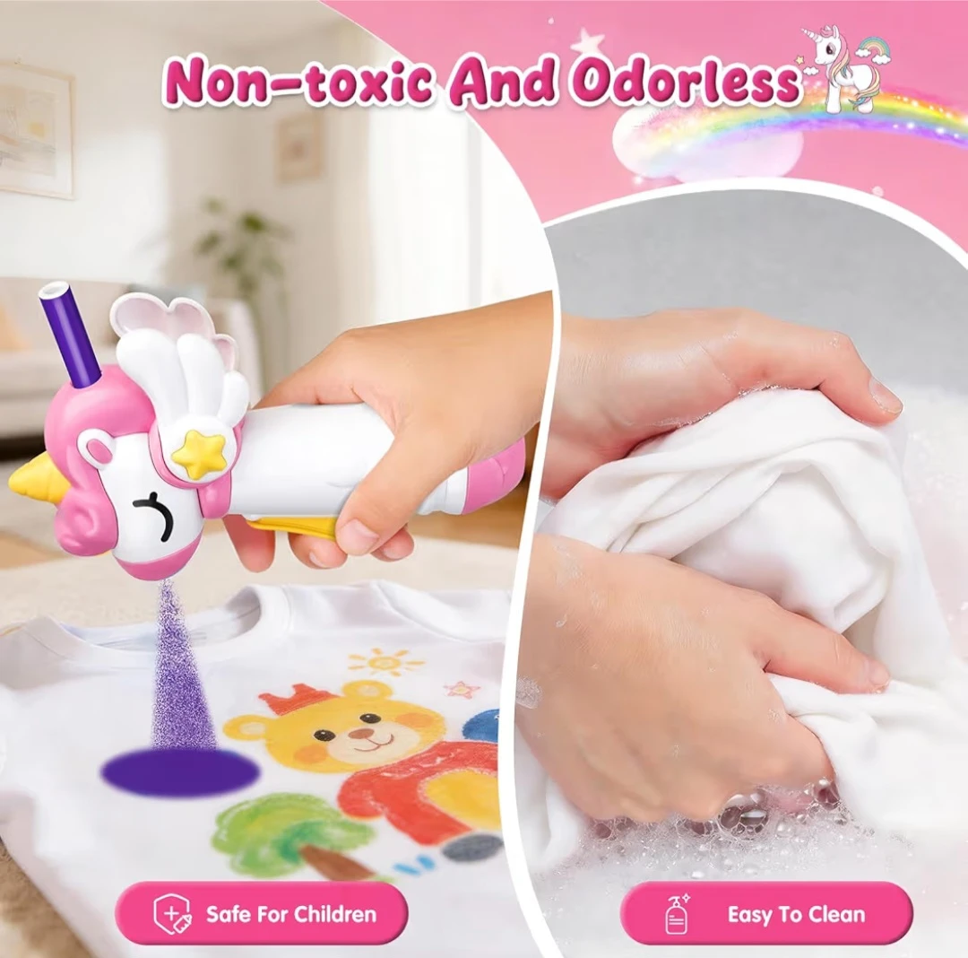 Unicorn Toys for Girls Airbrush Kit - photo 4