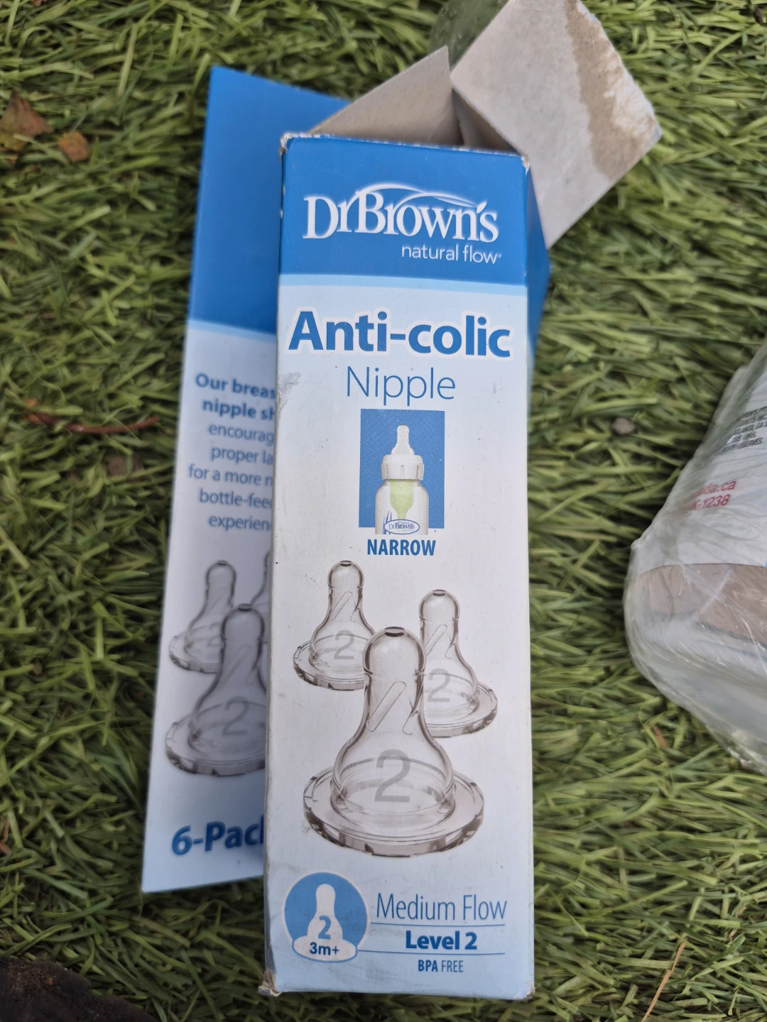 Dr. Brown's Anti-Colic Narrow Nipples - Level 2, Medium Flow - photo 3