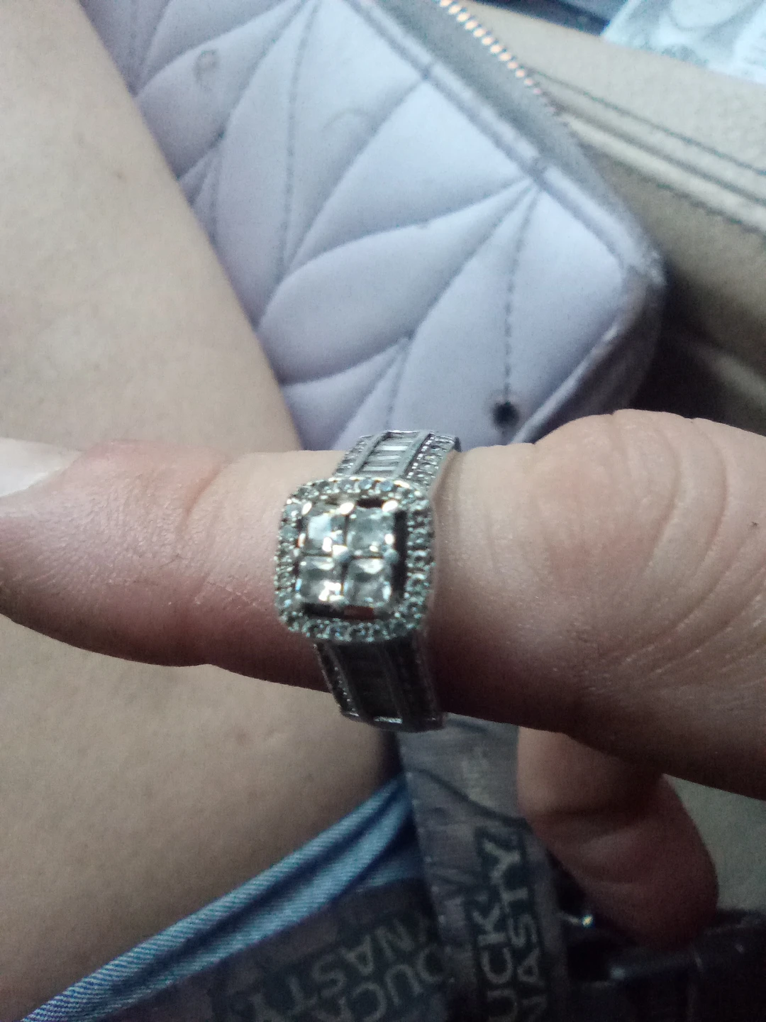Diamond Halo Engagement Ring