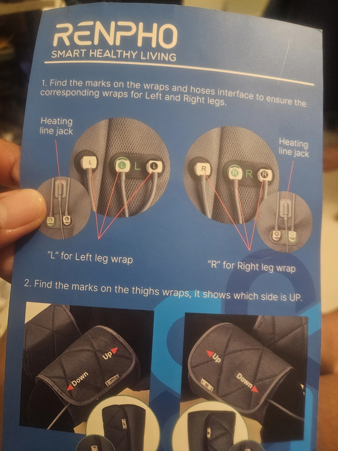 RENPHO Leg Massager with Heat - photo 2