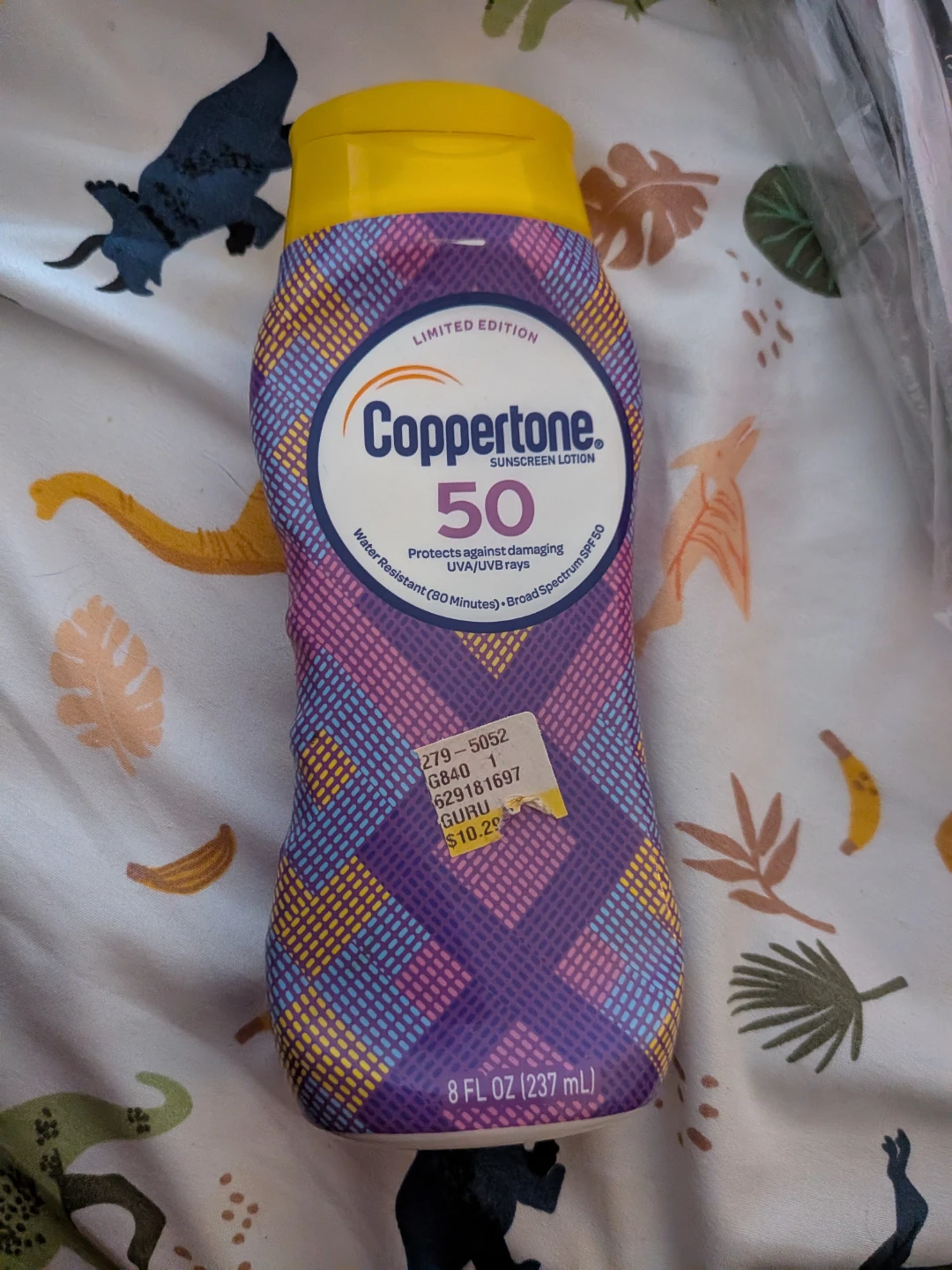 Coppertone SPF 50 Sunscreen Lotion Limited Edition 8 oz