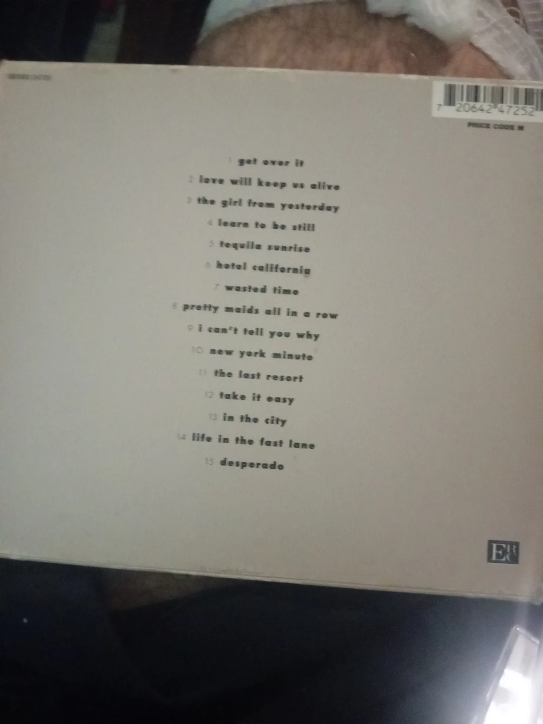 Eagles Hell Freezes Over CD - photo 2