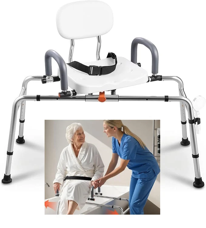 NEW- VEVOR Sliding Shower Bench