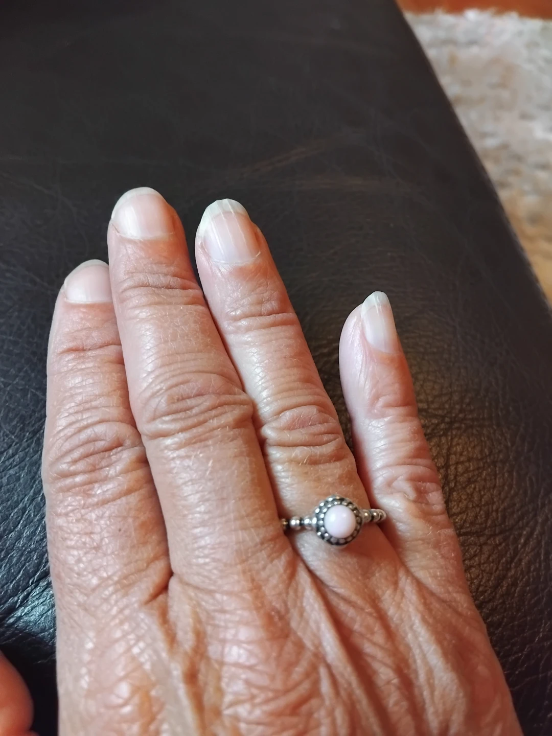 Pandora Ring with Pink Stone - photo 3