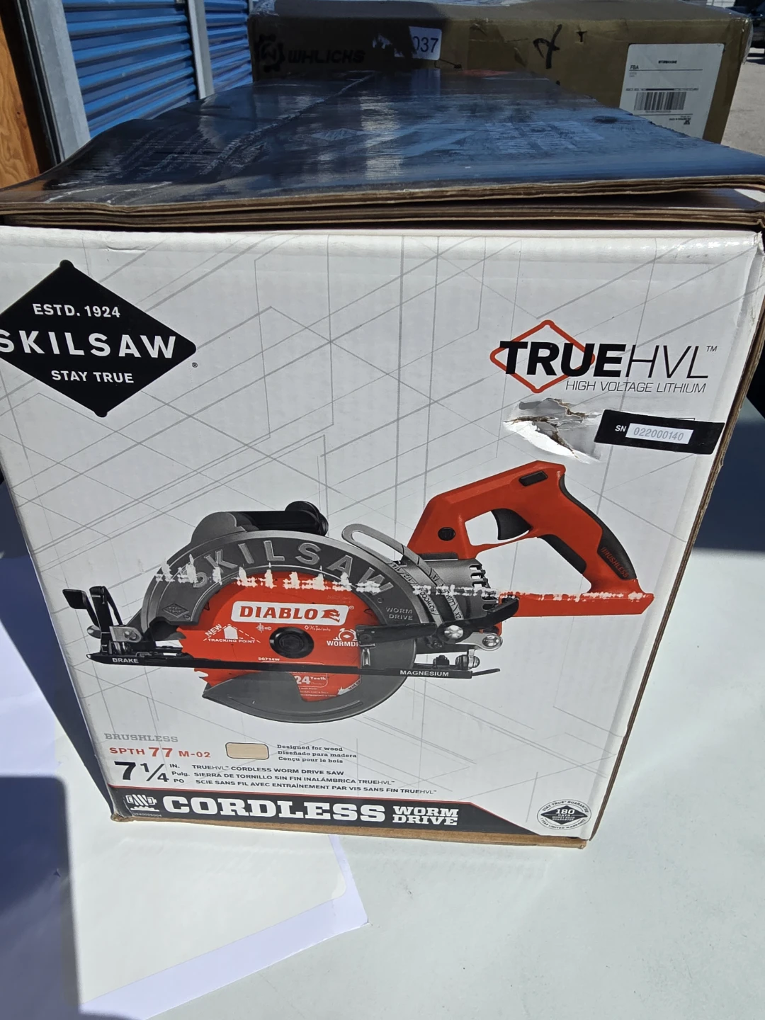 SKILSAW SPT 77 M-02 7 1/4" Cordless Worm Drive Saw