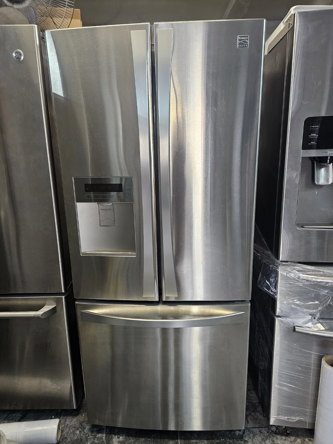Kenmore 30in white french door refrigerator