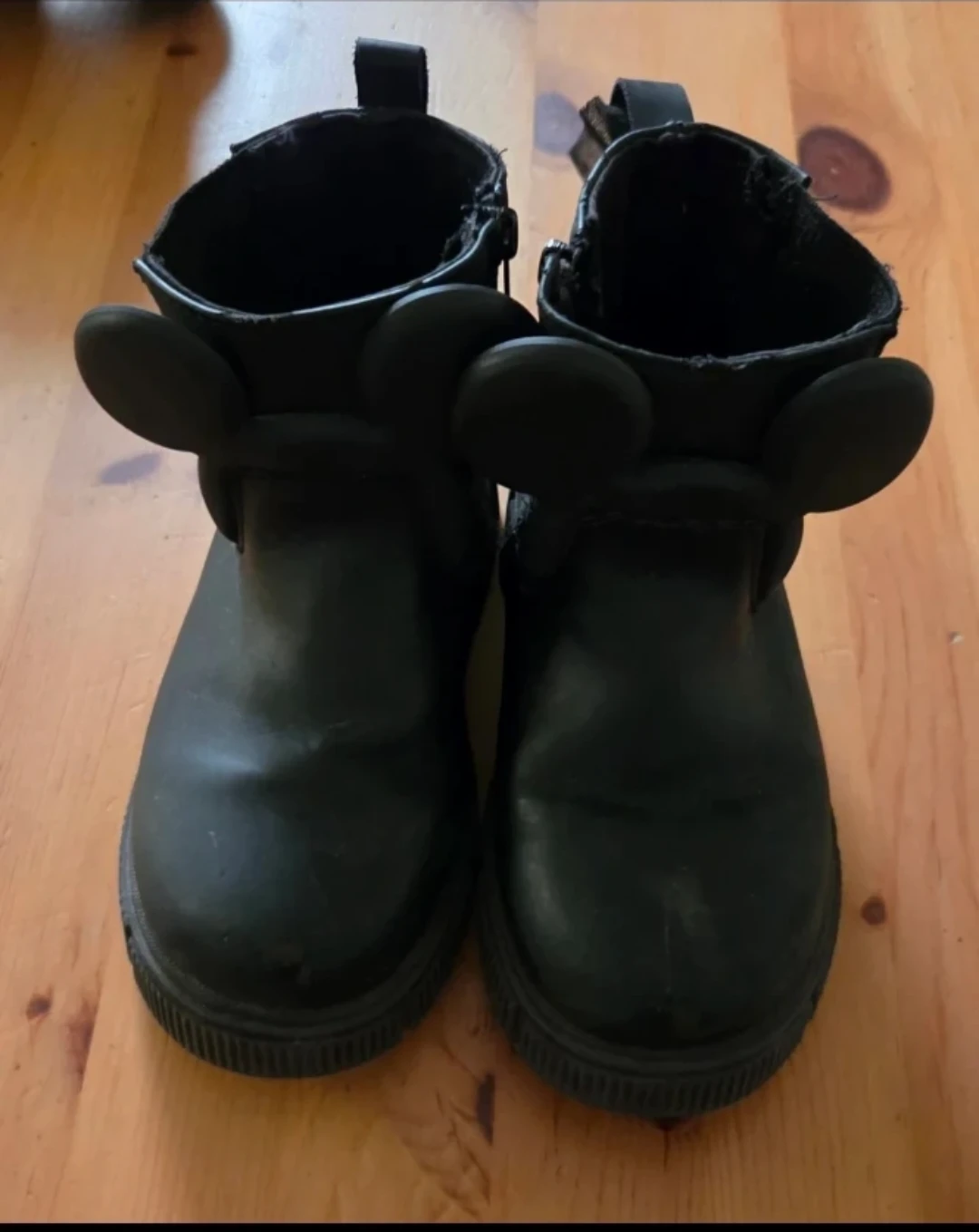 Kids Black Mickey Mouse Boots size 26