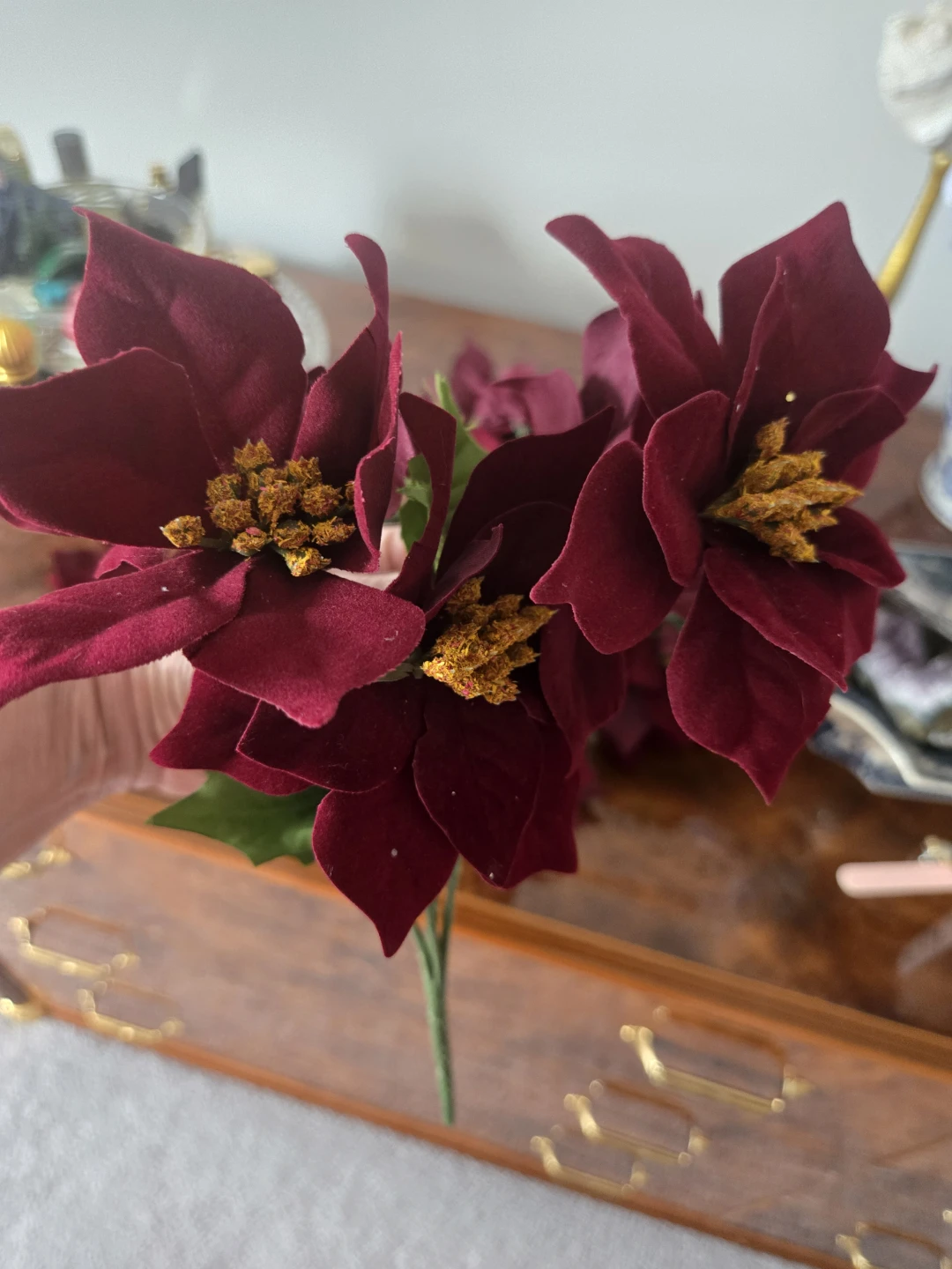Ashland Christmas Bush Gerbe Artificial Flowers - photo 5