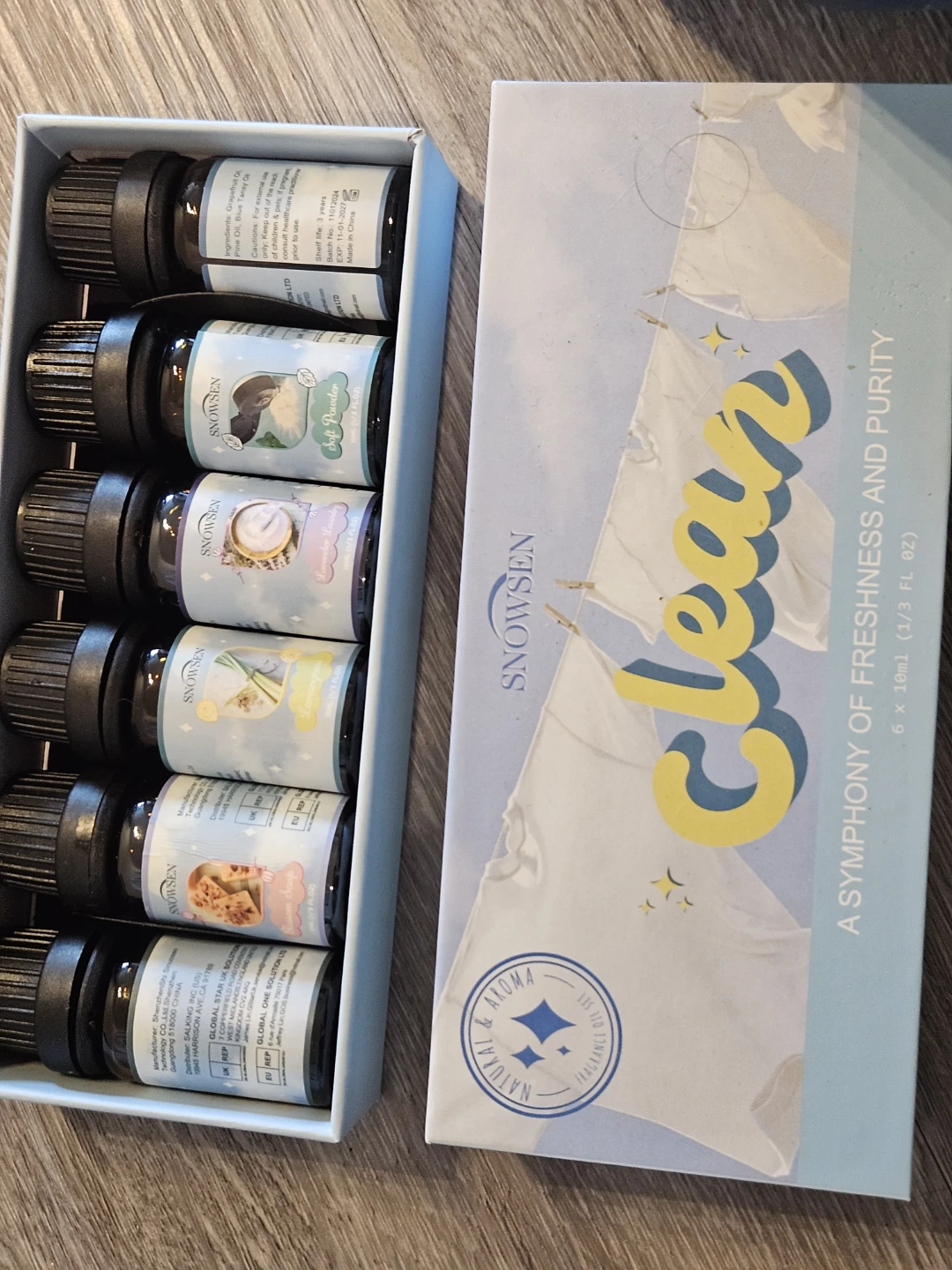 new Essential Oils Set / laundry balls