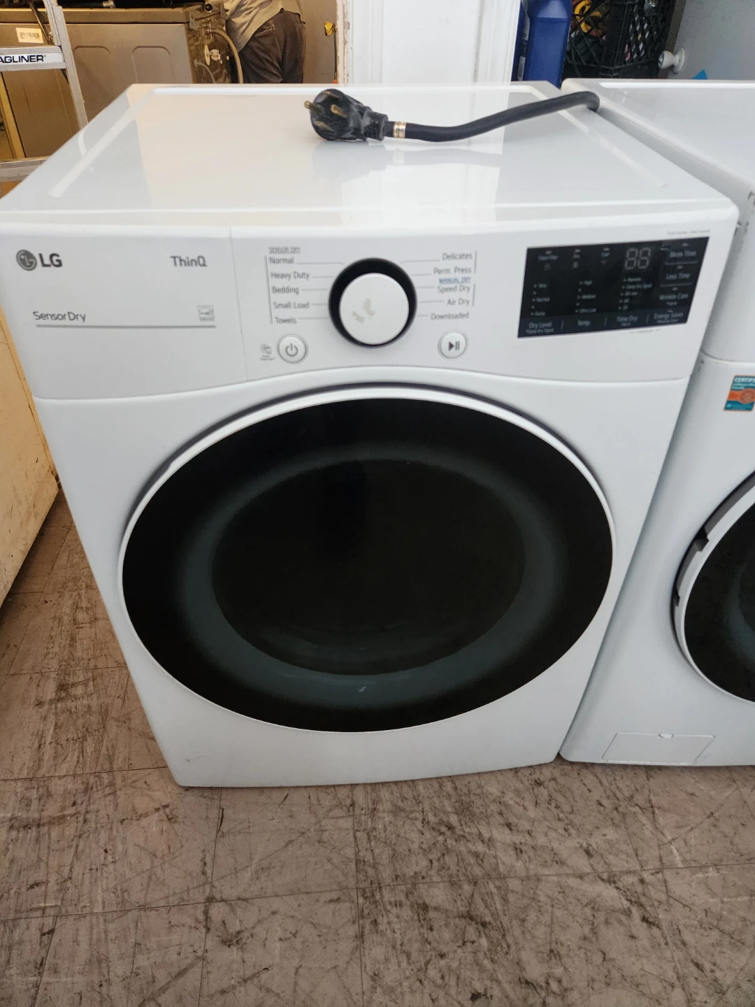 LG ThinQ Front Load Washer and Dryer Set - photo 4