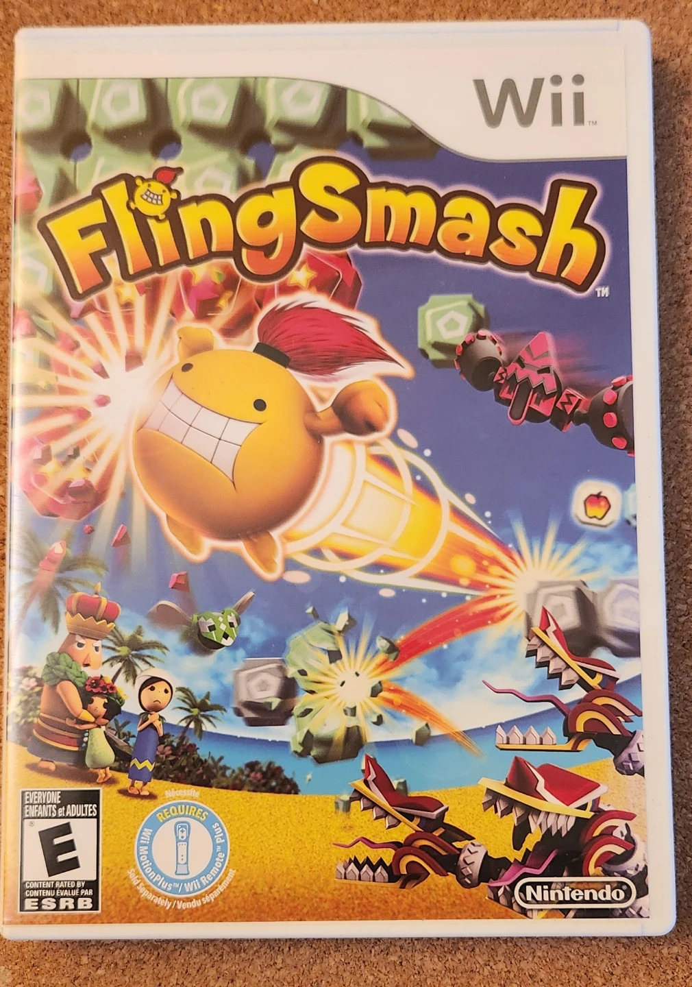 Nintendo Wii FlingSmash Game – Complete with Case –